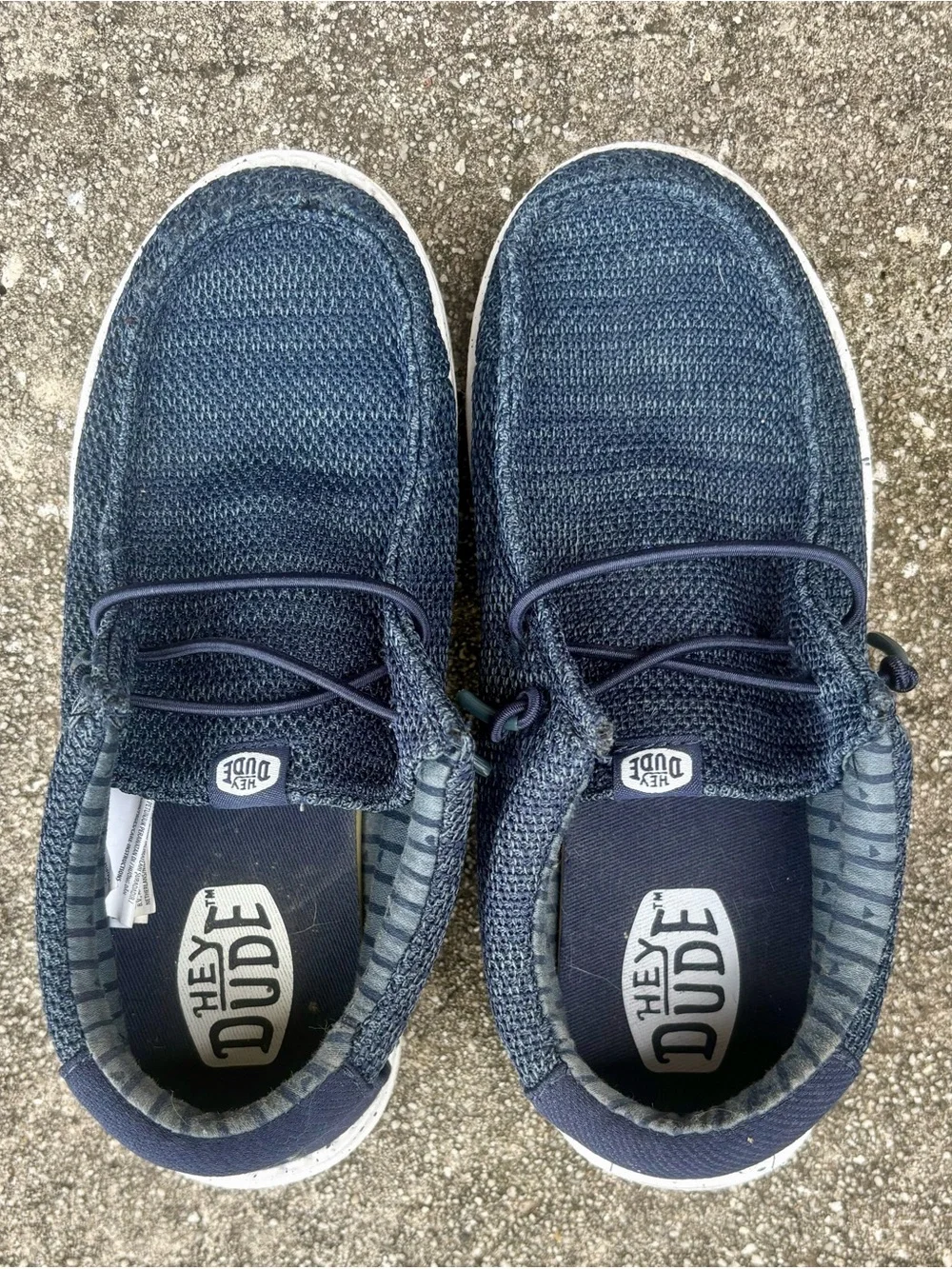 ***Youth***Hey Dude Wally Stretch Mesh Sox Navy
